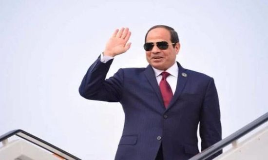 الرئيس المصري يصل الخرطوم