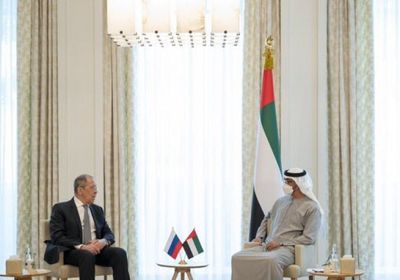  تفاصيل لقاء ولي عهد أبو ظبي بوزير الخارجية الروسي