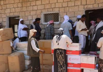 توزيع مساعدات إماراتية على 390 أسرة في حديبو