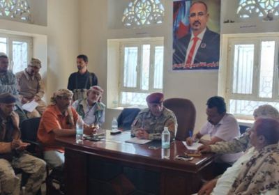 "انتقالي الضالع" يلتقي قادة الوحدات الجنوبية ويثمن انتصاراتهم