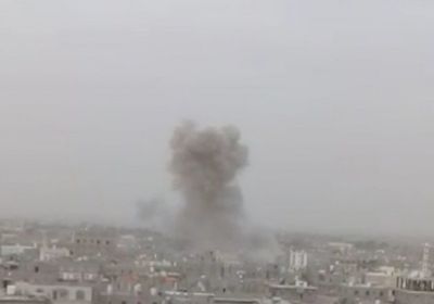 سقوط صاروخ حوثي على مأرب