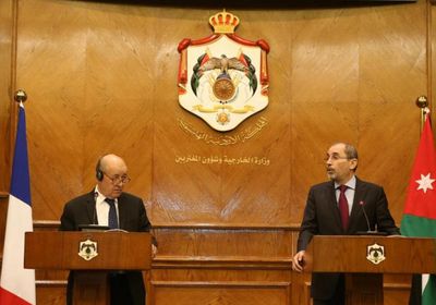 وزير الخارجية الفرنسي يبحث مع نظيره الأردني آفاق التعاون المشترك بين البلدين