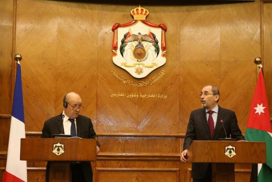 وزير الخارجية الفرنسي يبحث مع نظيره الأردني آفاق التعاون المشترك بين البلدين