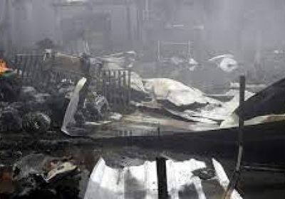 مليشيا الحوثي تدفن جثث عشرات الأفارقة ضحايا محرقة صنعاء