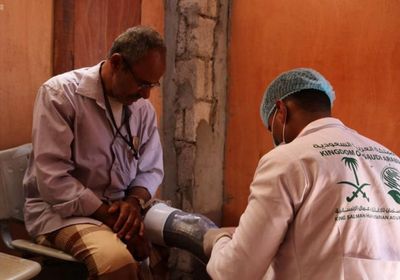 بتمويل سعودي.. 55 مستفيدًا من الأطراف الصناعية في تعز