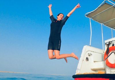 دومينيك حوراني تستمتع بإجازتها في الغردقة (فيديو)