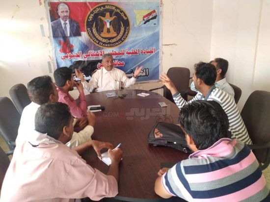 "انتقالي أبين" يبحث تطوير الإعلام ودوره بخدمة المواطنين