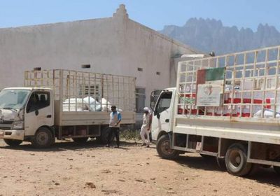 مساعدات إغاثية إماراتية لأهالي حديبو