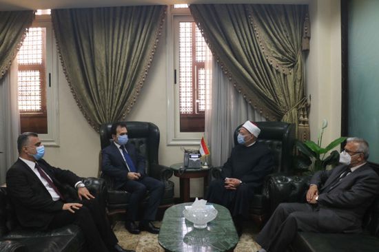  مفتي مصر يبحث مع وزير الأوقاف الكردستاني تعزيز التعاون الإفتائي