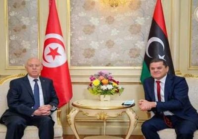 رئيس الحكومة الليبية والرئيس التونسي يبحثان سبل تعزيز التعاون الثنائي
