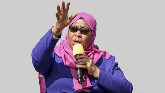  سامية حسن تؤدي اليمين الدستوري رئيسة لتنزانيا