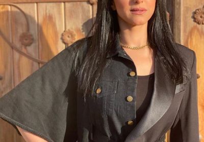 حنان مطاوع أنيقة بالأسود في أحدث جلسة تصوير