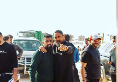 أمير كرارة مع محمد سامي في كواليس "نسل الأغراب"