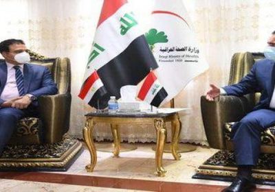  وزير الصحة العراقي يبحث مع السفير المصري التعاون في مجال مجابهة جائحة كورونا