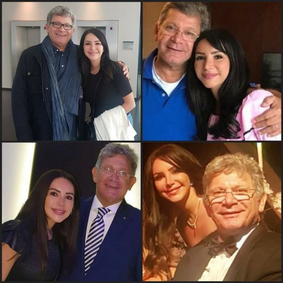 إنجي علاء تحتفل بعيد ميلاد والدها