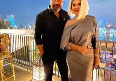 بوسى شلبي تحتفل بعيد ميلاد ماجد المصري