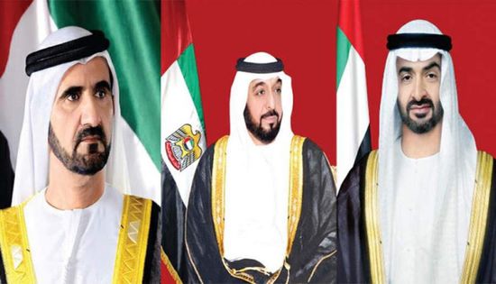 رئيس الإمارات وبن راشد وبن زايد يعزون السيسي في ضحايا قطاري سوهاج