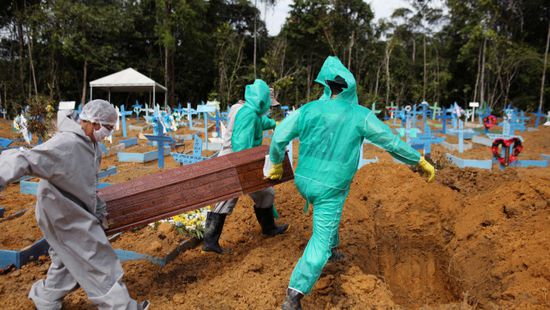 حصيلة وفيات قياسية يسجلها كورونا في البرازيل