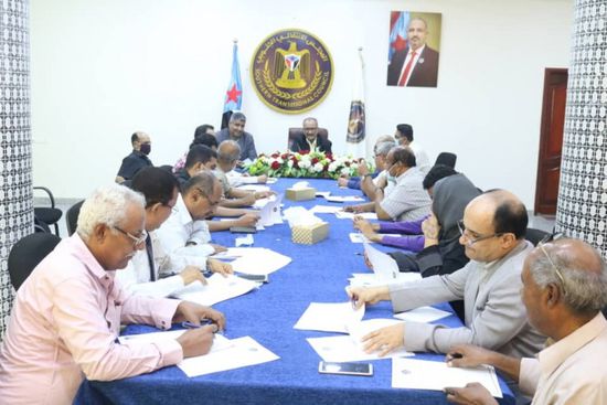 "أمانة الانتقالي" تستعرض تقارير أداء 4 دوائر