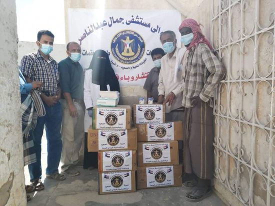 "انتقالي الصعيد" يمنح تجهيزات طبية ومعقمات لـ "جمال عبد الناصر"