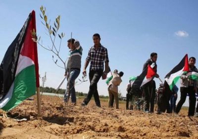  بمسيرة مركزية.. الفلسطينيون يحيون الذكرى الـ45 ليوم الأرض