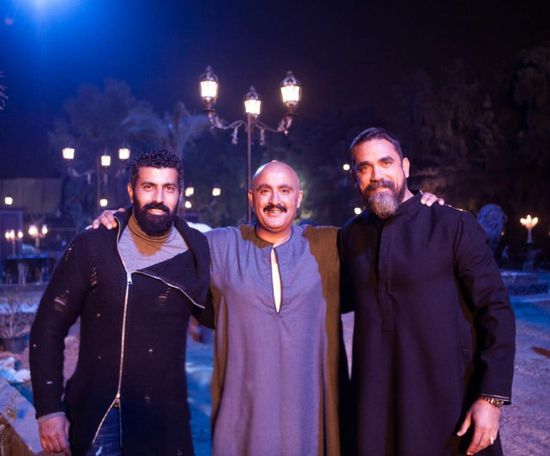 محمد سامي مع السقا وأمير كرارة في كواليس "نسل الأغراب"