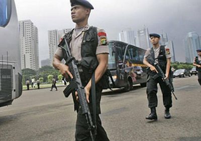 تبادل لإطلاق النيران في مقر الشرطة الإندونيسية بالعاصمة