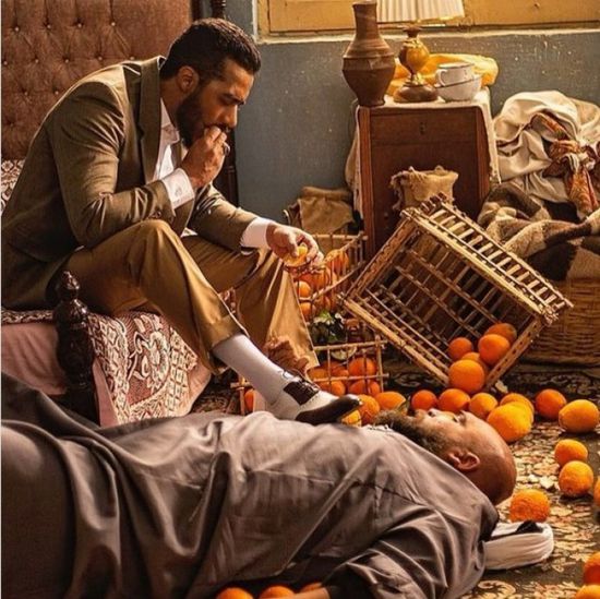 محمد رمضان ينشر صورة جديدة من كواليس "موسى"