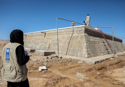 "الإنمائي" ينتهي من بناء خزان مياه في عتق