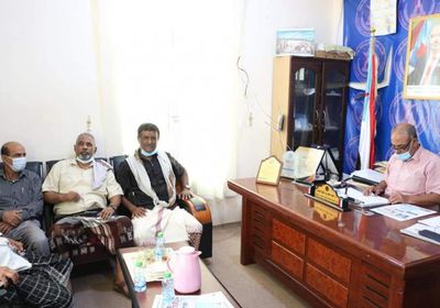 "انتقالي حضرموت" يبحث احتياجات جردان بشبوة من المستلزمات الطبية