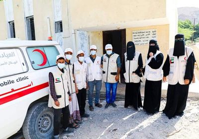 عيادات إماراتية تعالج مرضى 6 مناطق بحضرموت