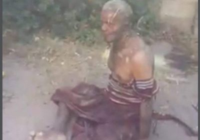 القضاء الحوثي ظلم نجله.. مُسن يحاول الانتحار حرقًا بإب