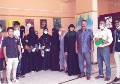 افتتاح معرض "سنظل نرسم" للفن التشكيلي في عدن