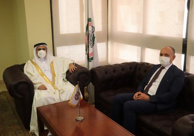 رئيس البرلمان العربي يستقبل السفير الأردني في القاهرة