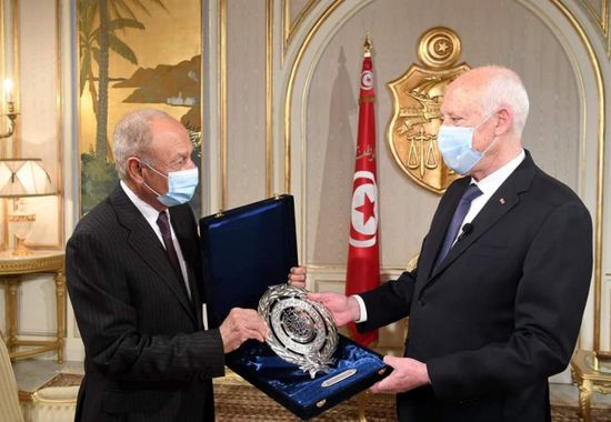 تفاصيل لقاء الرئيس التونسي بالأمين العام لجامعة الدول العربية