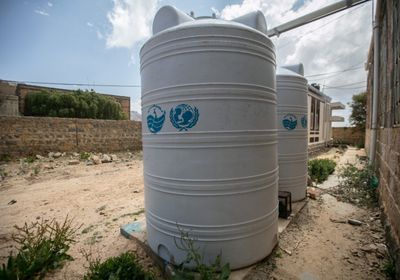 يونيسيف تُعيد تأهيل الخزانات لتوفير المياه للمنشآت