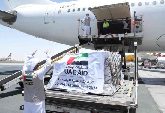  الإمارات تُرسل طائرة مساعدات إلى سوريا