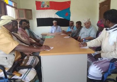 انتقالي أحور يبحث الأوضاع الأمنية بالمديرية