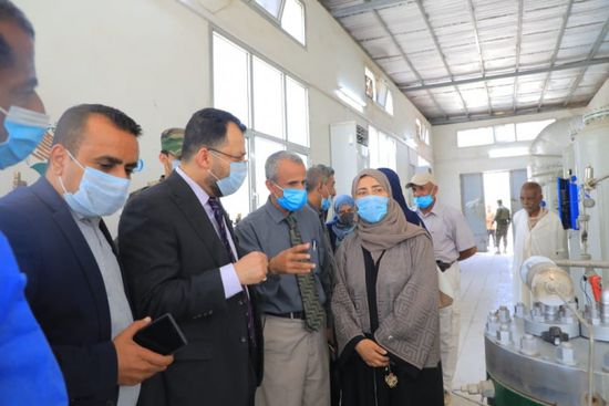 افتتاح وحدة الأوكسجين في مستشفى الجمهورية بالعاصمة عدن