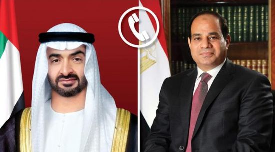  الرئيس المصري يجري اتصالا هاتفيا بولي عهد أبوظبي لتهنئته بحلول شهر رمضان