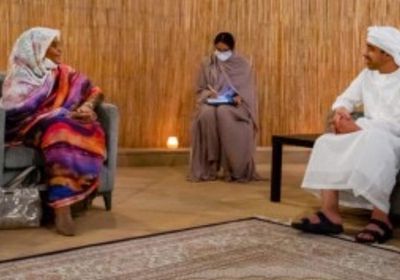 وزير الخارجية الإماراتي يبحث مع نظيرته السودانية العلاقات الأخوية بين البلدين