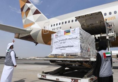 الإمارات تُرسل طائرة مساعدات عاجلة إلى موزمبيق