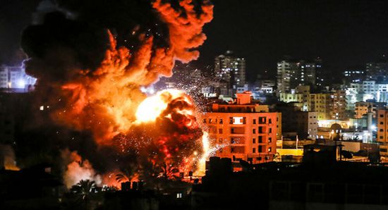 الجيش الإسرائيلي يقصف مواقع لحماس بغزة