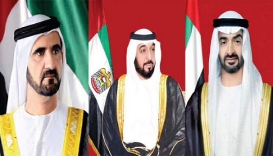 رئيس الإمارات وبن راشد وبن زايد يهنئون الرئيس السوري باليوم الوطني