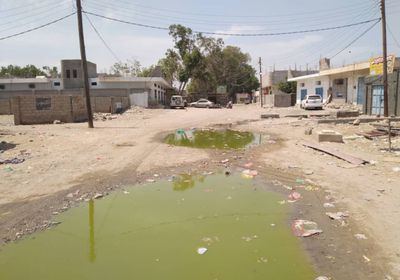 مياه الصرف الصحي تُهدد بانتشار الحميات بجعار ( صور)