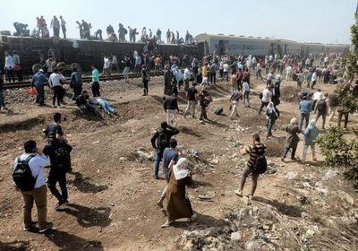  الصحة المصرية: وقوع 97 إصابة في حادث انقلاب قطار طوخ