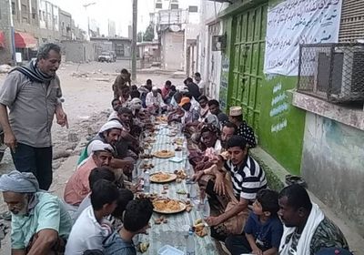 "انتقالي خنفر" ينظم إفطارًا جماعيًا في بريد جعار