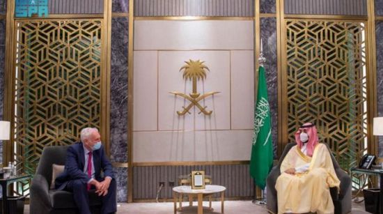 ولي العهد السعودي يلتقي مبعوث رئيس وزراء بريطانيا لمنطقة الخليج