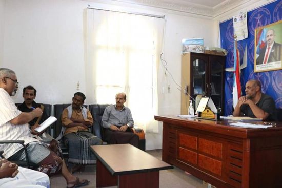 بن الشيخ يطلع على نشاط "تنفيذية انتقالي حجر"