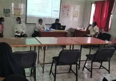 توعية مرشدي الصحة في الحوطة بأهمية لقاح كورونا